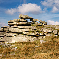 Buy canvas prints of The Cheesewring, Stowes Hill, Bodmin Moor, Cornwal by Dan Santillo