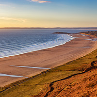 Buy canvas prints of Llangennith and Burry Holms, Gower by Dan Santillo