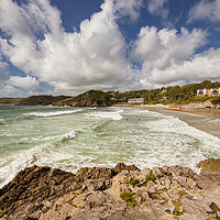 Buy canvas prints of Caswell Bay, Gower by Dan Santillo