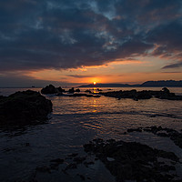 Buy canvas prints of Plymouth Sound Sunset by Jon Rendle