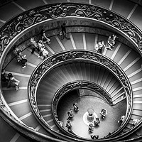 Buy canvas prints of Vatican Spiral by Richard Whitley