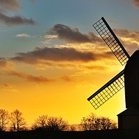 Buy canvas prints of Sunset at Brill Windmill by Victoria Timms