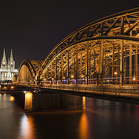 Buy canvas prints of Bridge in Cologne by Agnieszka Grzeskow