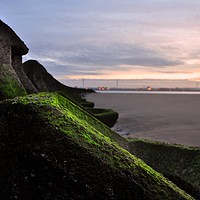 Buy canvas prints of Coastal Defences by Leigh Tickle