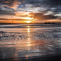 Buy canvas prints of Liverpool Skyline by Leigh Tickle