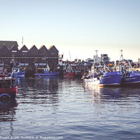 Buy canvas prints of Whitstable harbour by Sara Melhuish
