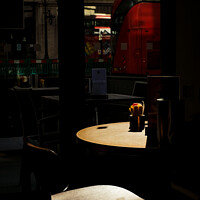 Buy canvas prints of Cafe in the morning by Sara Melhuish