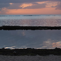 Buy canvas prints of Mauritius Sunset by Piers Thompson