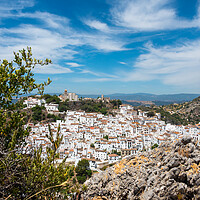 Buy canvas prints of Casares town, in the Málaga province, Spain.  by Piers Thompson