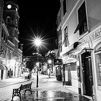 Buy canvas prints of Main Street in Gibraltar by Piers Thompson