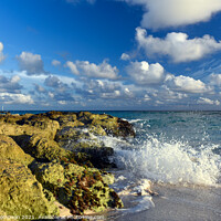 Buy canvas prints of Dover Beach in Barbados by Piers Thompson