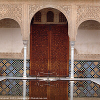 Buy canvas prints of Inside the Alhambra Palace by Piers Thompson