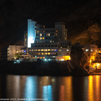 Buy canvas prints of The Caleta Hotel in Gibraltar by Piers Thompson