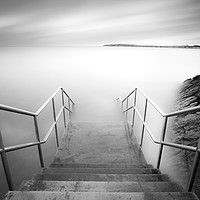 Buy canvas prints of THE STEPS AT BARRY ISLAND by SCOTT WARNE