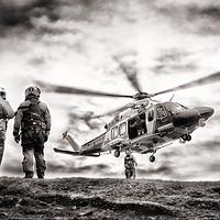 Buy canvas prints of COASTGUARD RESCUE by SCOTT WARNE