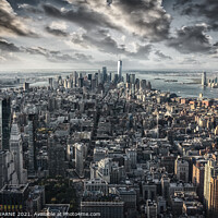 Buy canvas prints of New York From Above by SCOTT WARNE