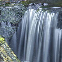 Buy canvas prints of Wyming Brook waterfall by Russell Burton