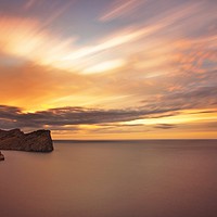 Buy canvas prints of Sunset Majorcan style by Russell Burton