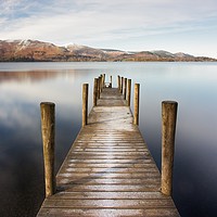 Buy canvas prints of Ashness Jetty by Russell Burton