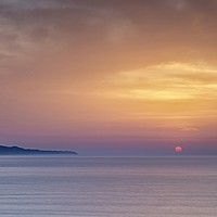 Buy canvas prints of Sunset beach by Russell Burton