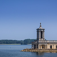 Buy canvas prints of Normanton Church, Rutland Water, by Andrew Paul Myers