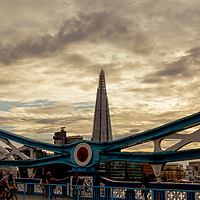 Buy canvas prints of The Tower and The Shard by Andrew Paul Myers