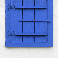 Buy canvas prints of A Romanian Farmhouse Window, Shuttered by Chris Langley