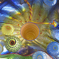 Buy canvas prints of Art Glass - Underwater 2 by Chris Langley