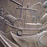Buy canvas prints of Fisherman's Memorial, Steveston, British Columbia by Chris Langley
