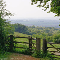 Buy canvas prints of From Watlington Hill, Oxfordshire by Chris Langley