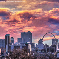 Buy canvas prints of St. Louis at Sunrise by Frankie Cat