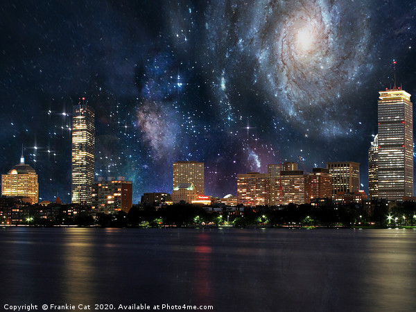 Spacey Boston Picture Board by Frankie Cat