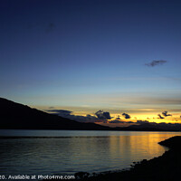 Buy canvas prints of Loch Alsh sunset by Susan Cosier