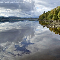 Buy canvas prints of Loch Garry reflections by Susan Cosier