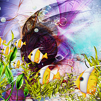 Buy canvas prints of In the Aquarium  by Dagmar Giers