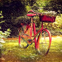 Buy canvas prints of forgotten bicycle  by Dagmar Giers