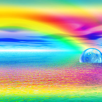 Buy canvas prints of Rainbow happiness  by Dagmar Giers
