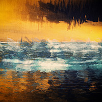 Buy canvas prints of Evening at the sea  by Dagmar Giers