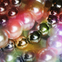 Buy canvas prints of Colorful beads  by Dagmar Giers