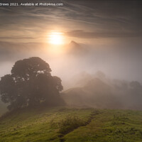 Buy canvas prints of Chrome Hill Sunrise by Paul Andrews