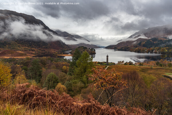 Glenfinnan and Loch Shiel Picture Board by Paul Andrews