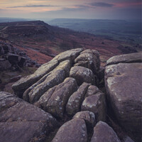 Buy canvas prints of Curbar Edge by Paul Andrews
