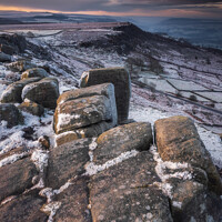 Buy canvas prints of Curbar Edge by Paul Andrews