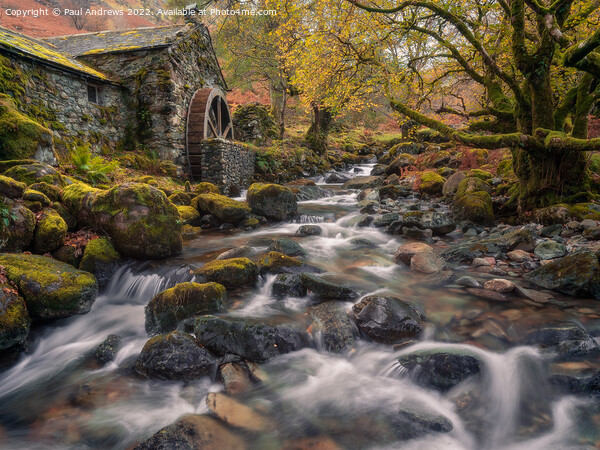 Borrowdale Mill Picture Board by Paul Andrews