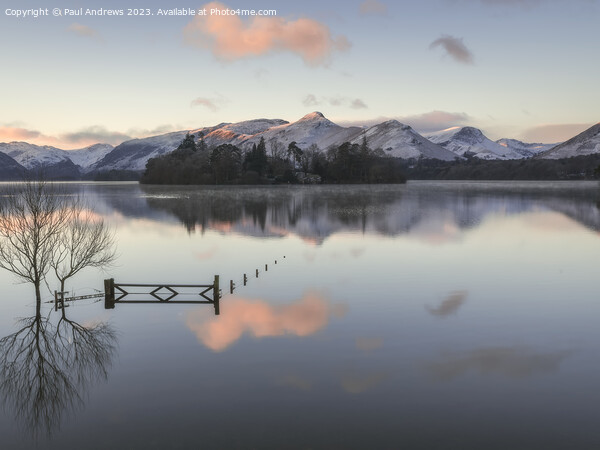 Derwent Water Picture Board by Paul Andrews