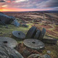 Buy canvas prints of Stanage Millstones by Paul Andrews