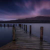 Buy canvas prints of Brantwood Jetty Coniston by Paul Andrews