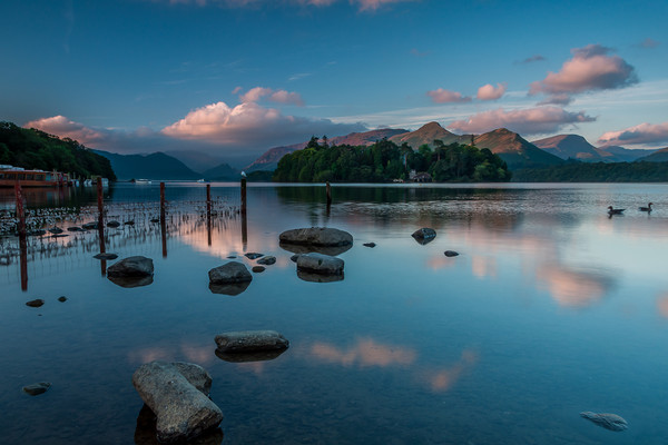 Catbells Dawn. Picture Board by Paul Andrews