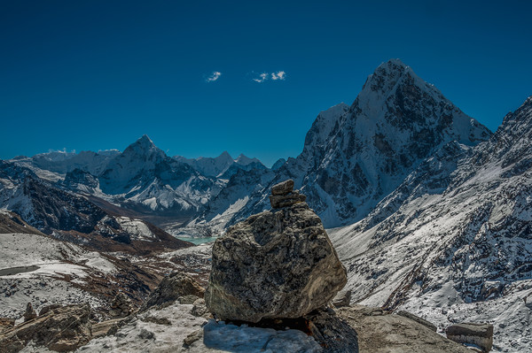 Ama Dablam from Cho La Pass Picture Board by Paul Andrews