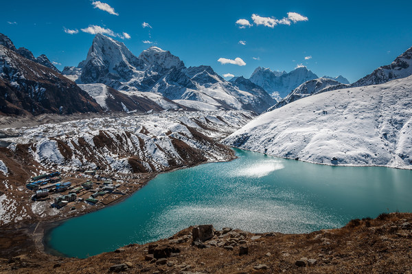 Gokyo Lake Picture Board by Paul Andrews